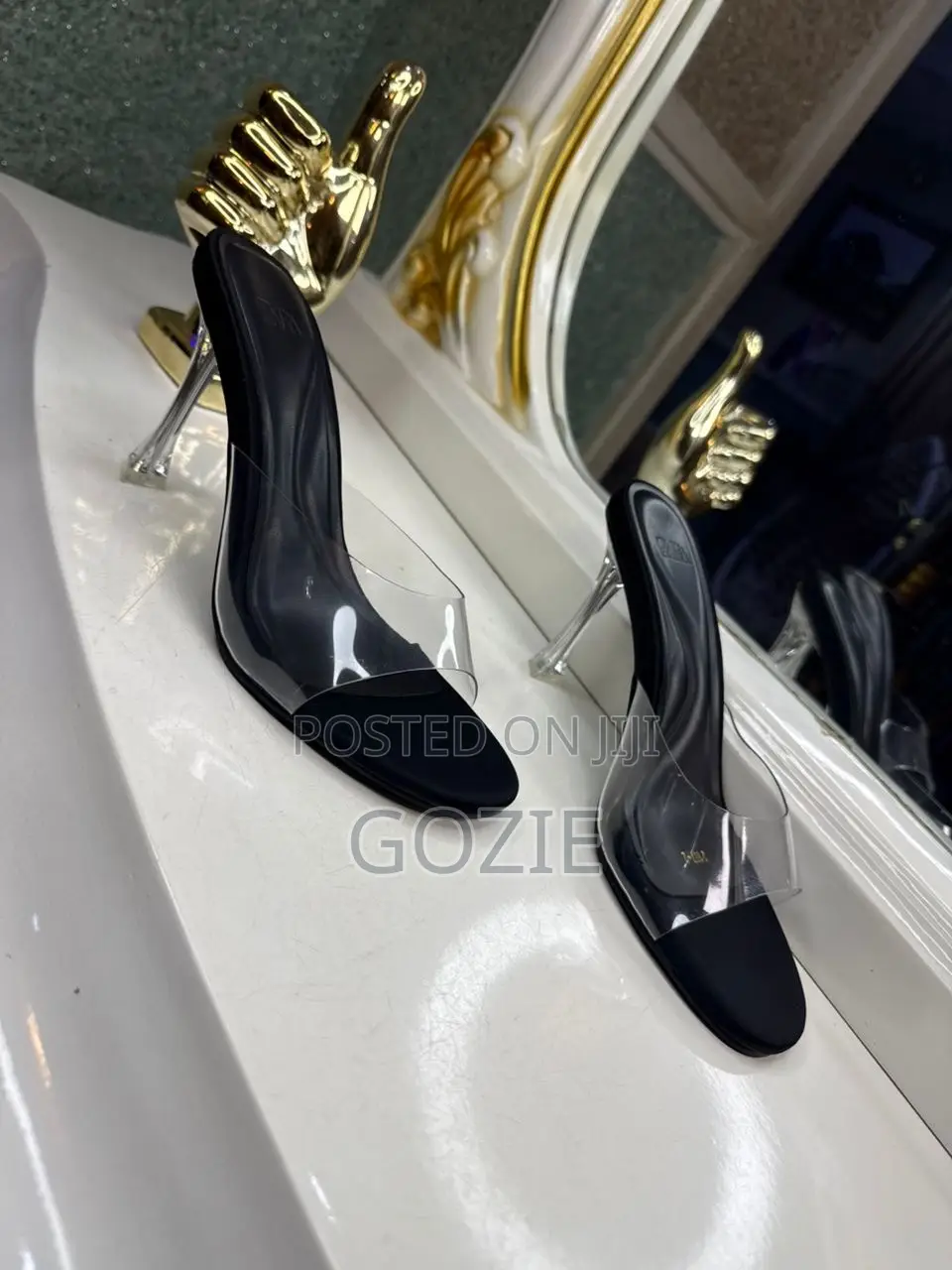 Stylish Elegant Pencil Heel Slippers