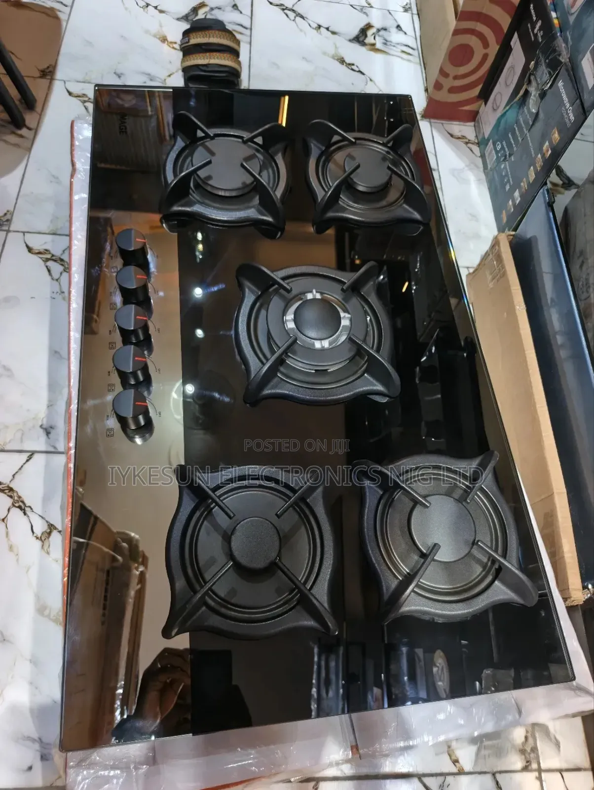 Original Image Built-in Premium Luxury 5 Burners With Safety Devices