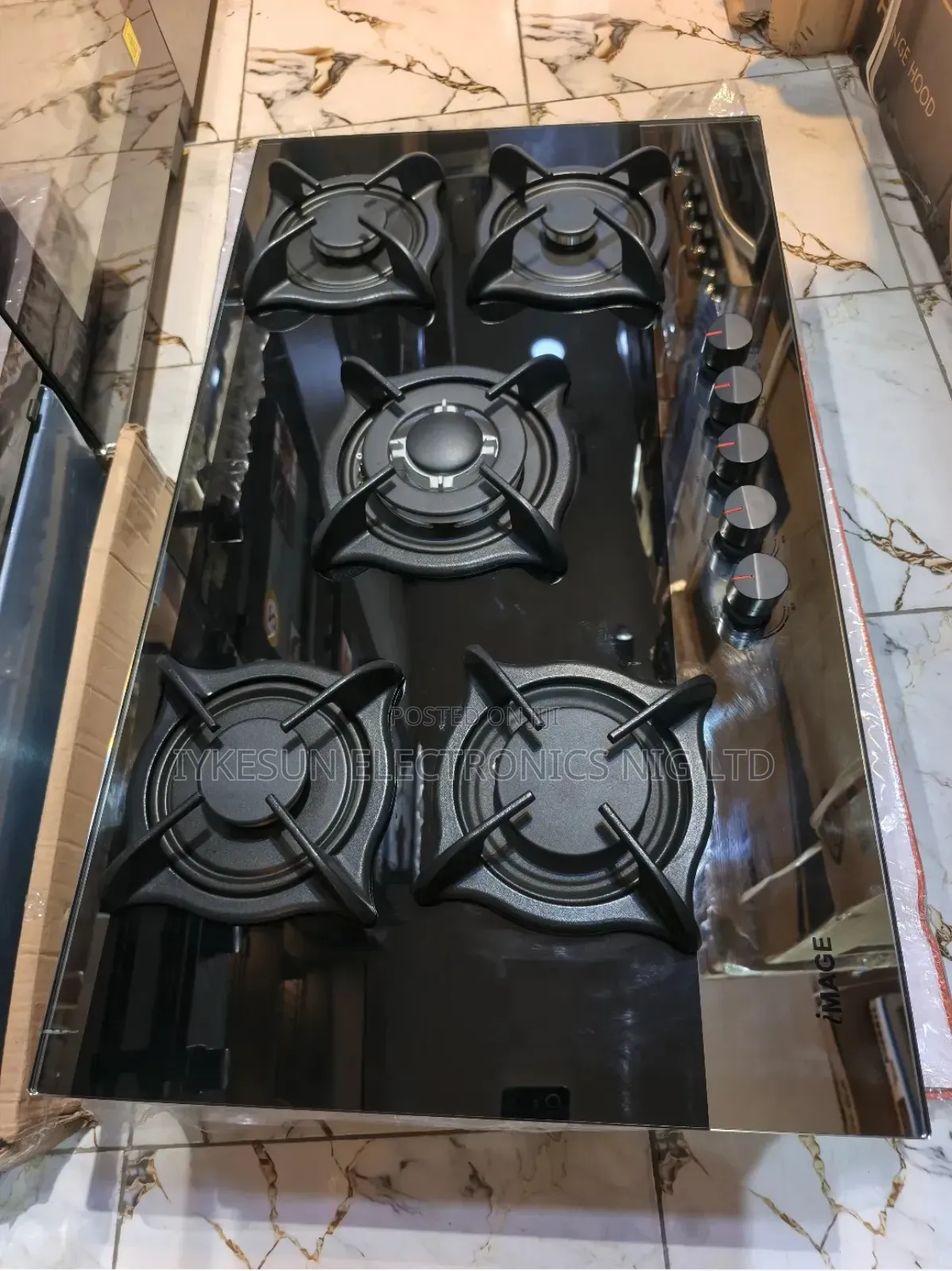 Original Image Built-in Premium Luxury 5 Burners With Safety Devices