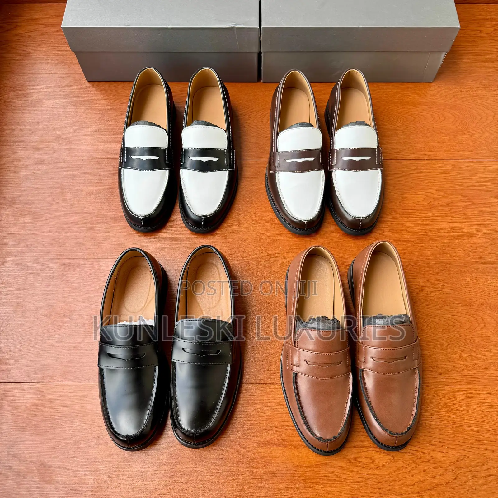 Original 180 Box Calf Leather Penny Loafers