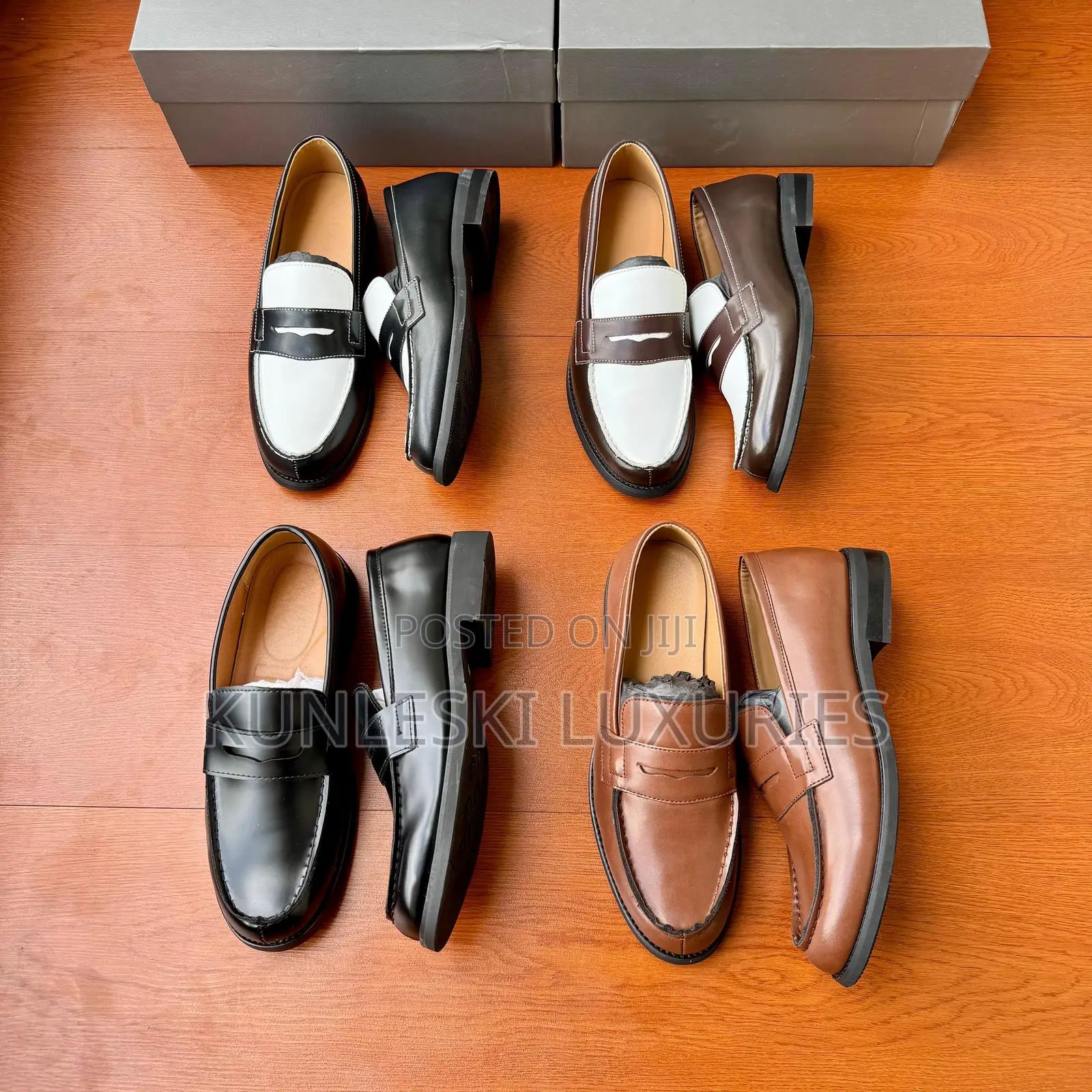 Original 180 Box Calf Leather Penny Loafers