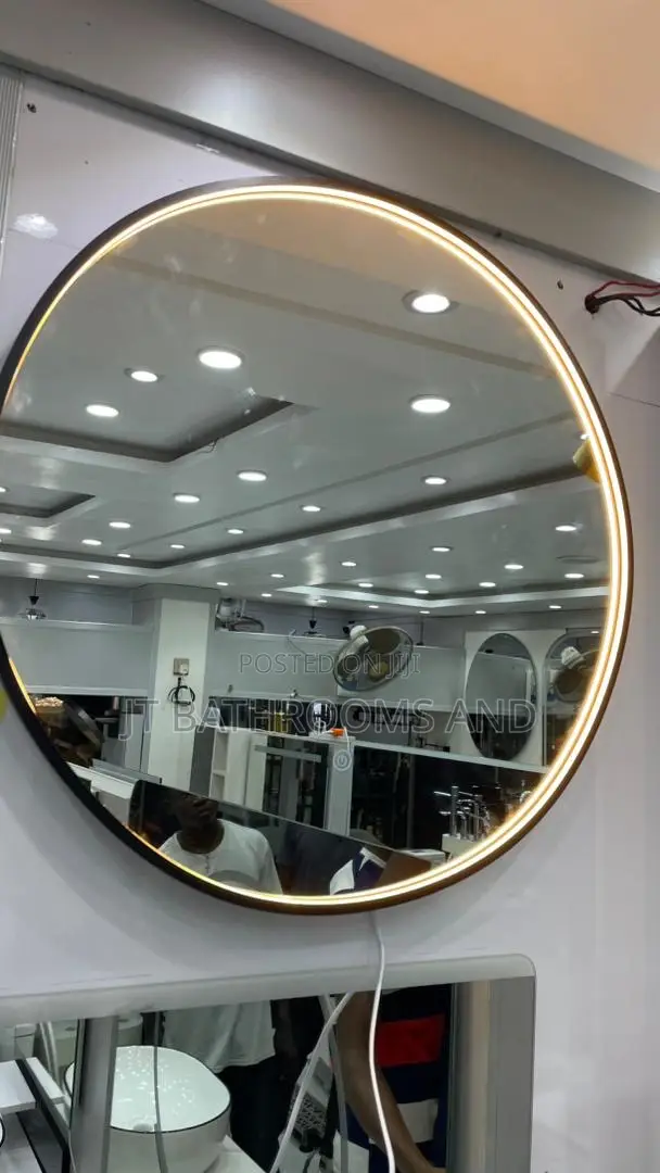 Classic Arc Frame Round Led Mirrors
