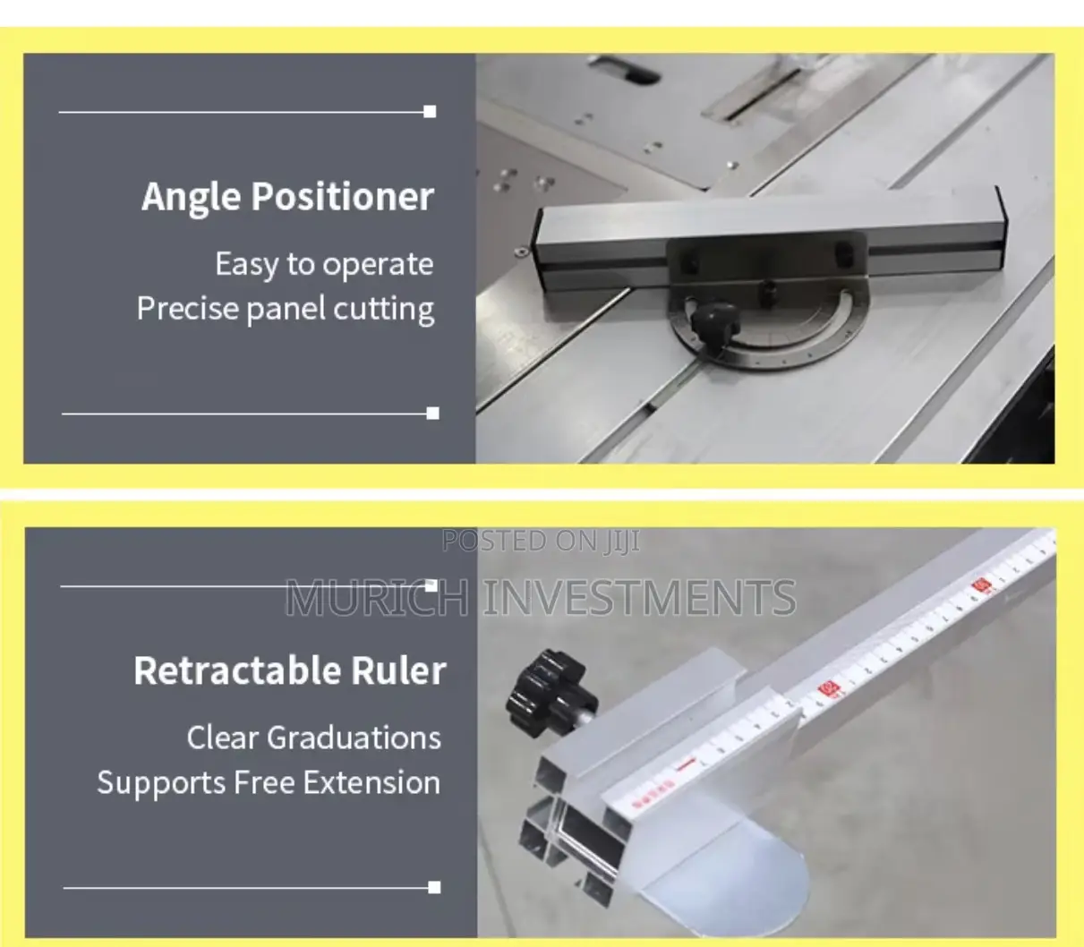 Portable Sliding Table Panel Saw With Router Multifunction Woodworking