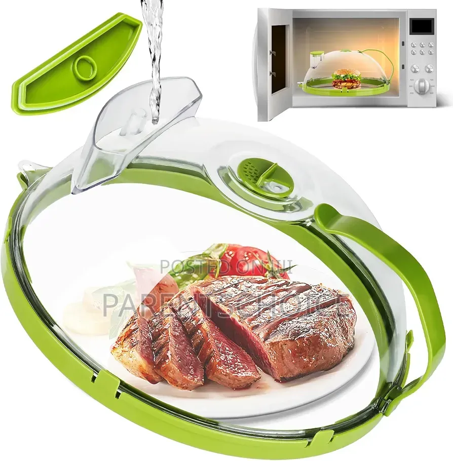Microwave Cover for Food, 11.8 Inch Microwave Splatter Cover