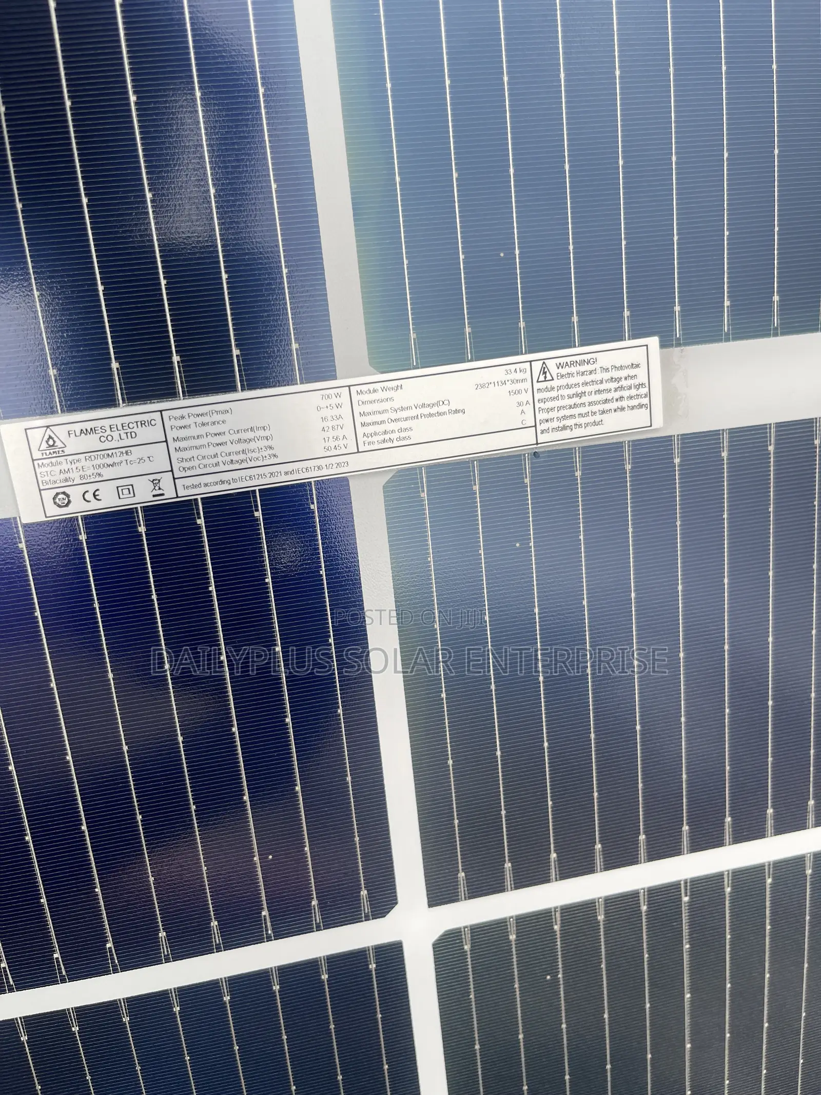 Brand New 700watts All Black 144cells Halfcut Solar Panels