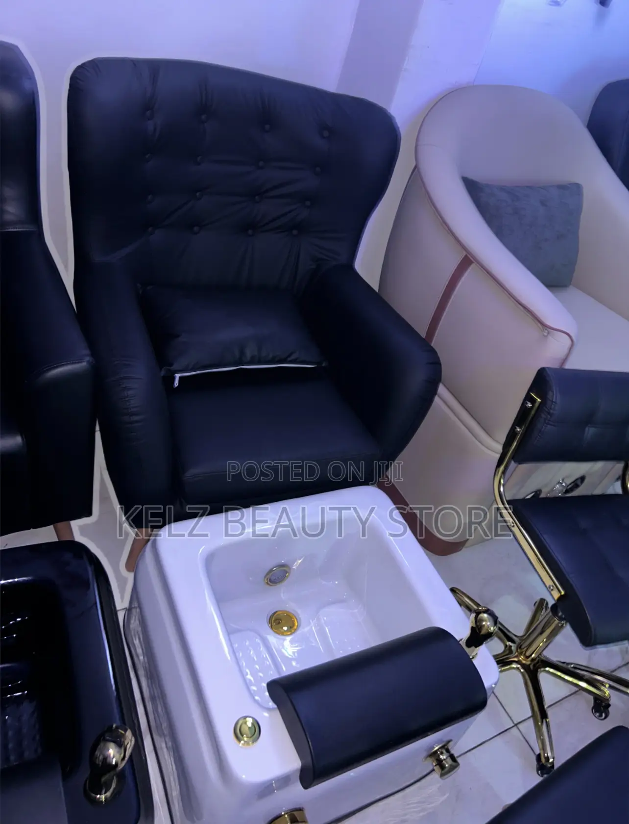 Pedicure Bowl and Chair Set
