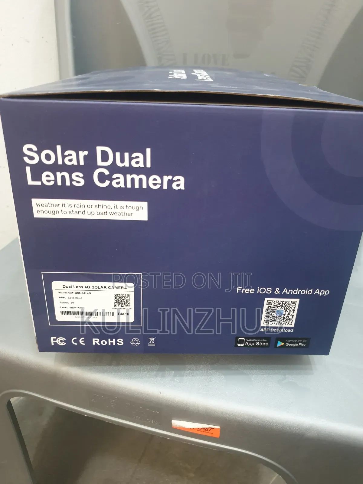 4g Dual Lens Solar Powered PTZ CCTV Camera