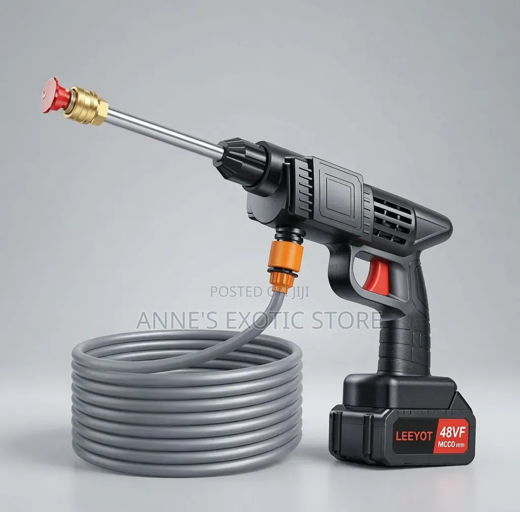 Leevot 48vf Cordless Rechargeable High Pressure Car Washer