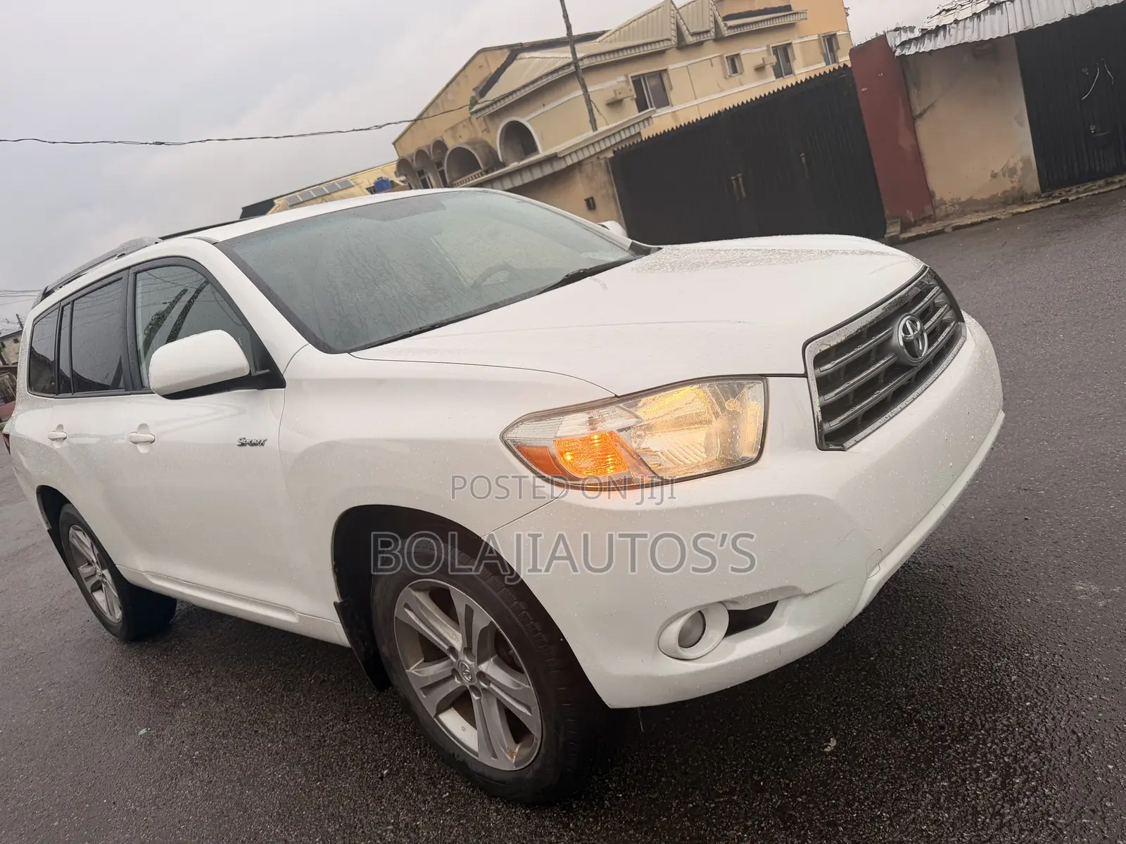 Toyota Highlander Sport 2008 White