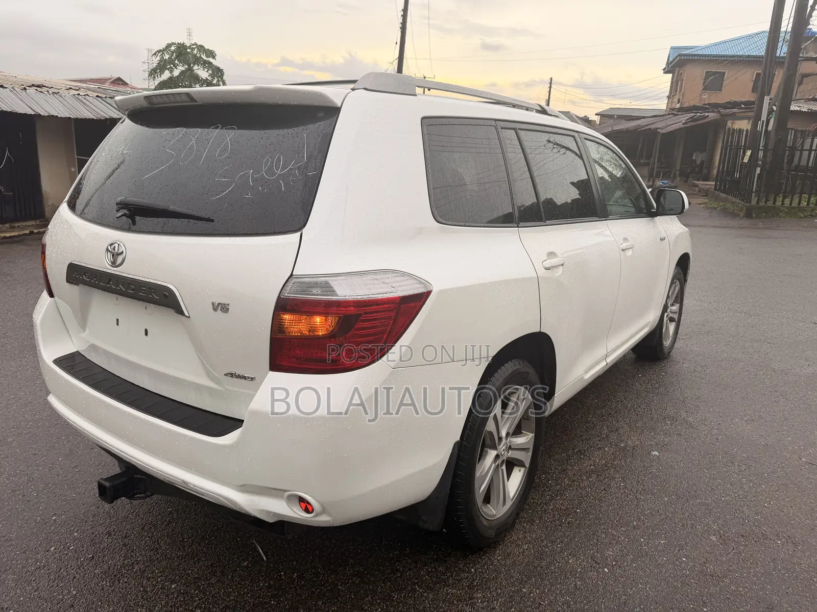 Toyota Highlander Sport 2008 White