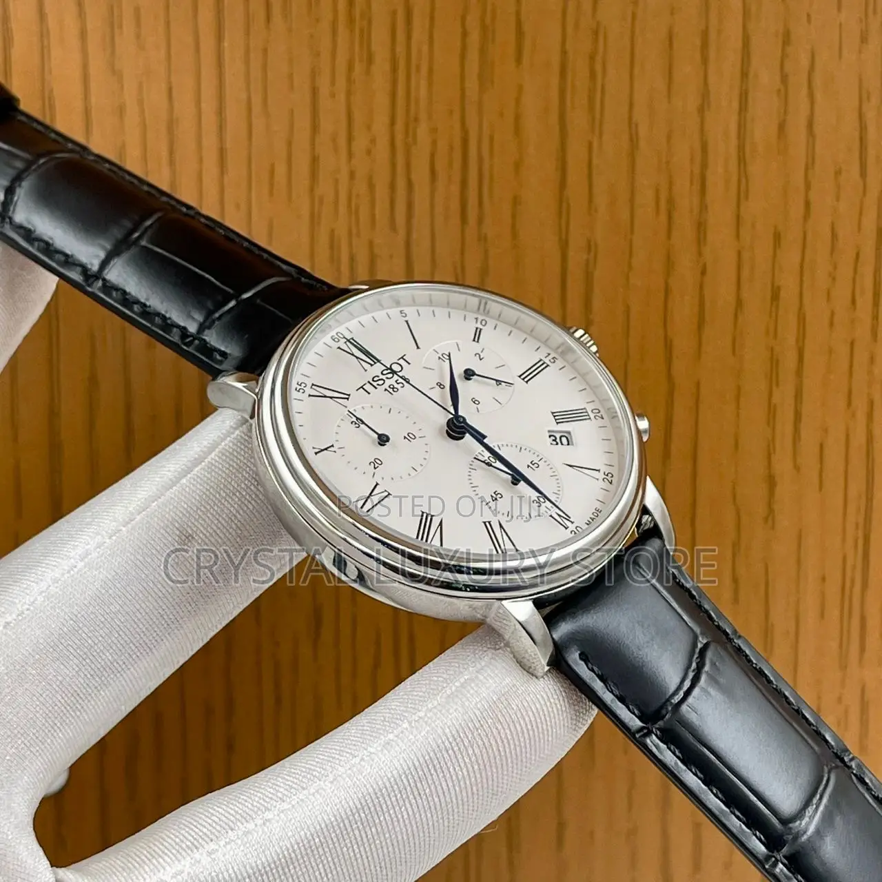 Tissot Quality Luxury Men Genuine Leather Wristwatch