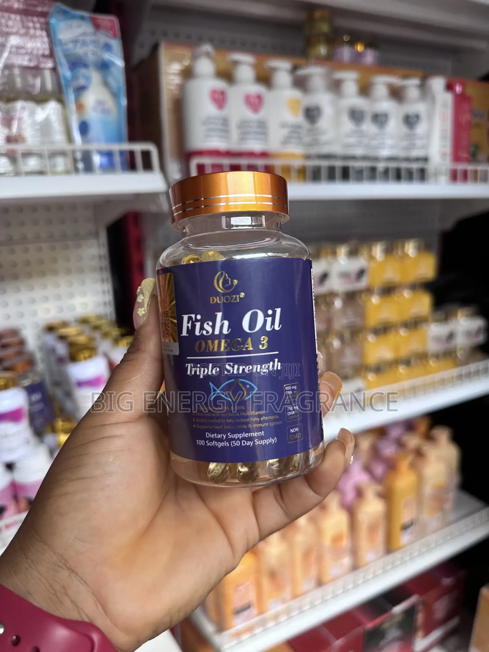 Ozi Fish Oil Omega 3 Triple Strength 100 Softgels