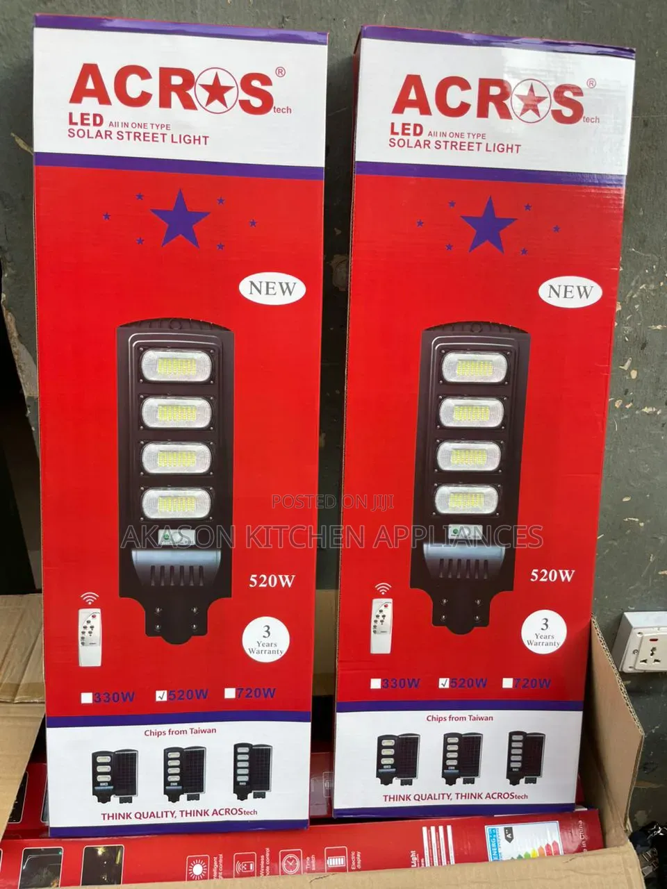 5-eye Acros Solar 1000w Street Light