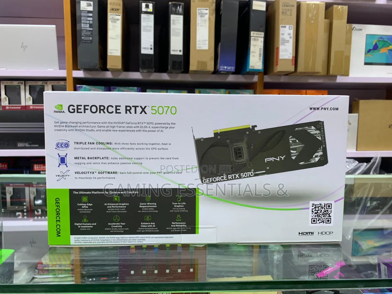 Pny Geforce RTX 5070 Oc Triple Fan 12gb Gddr7 Graphics Card