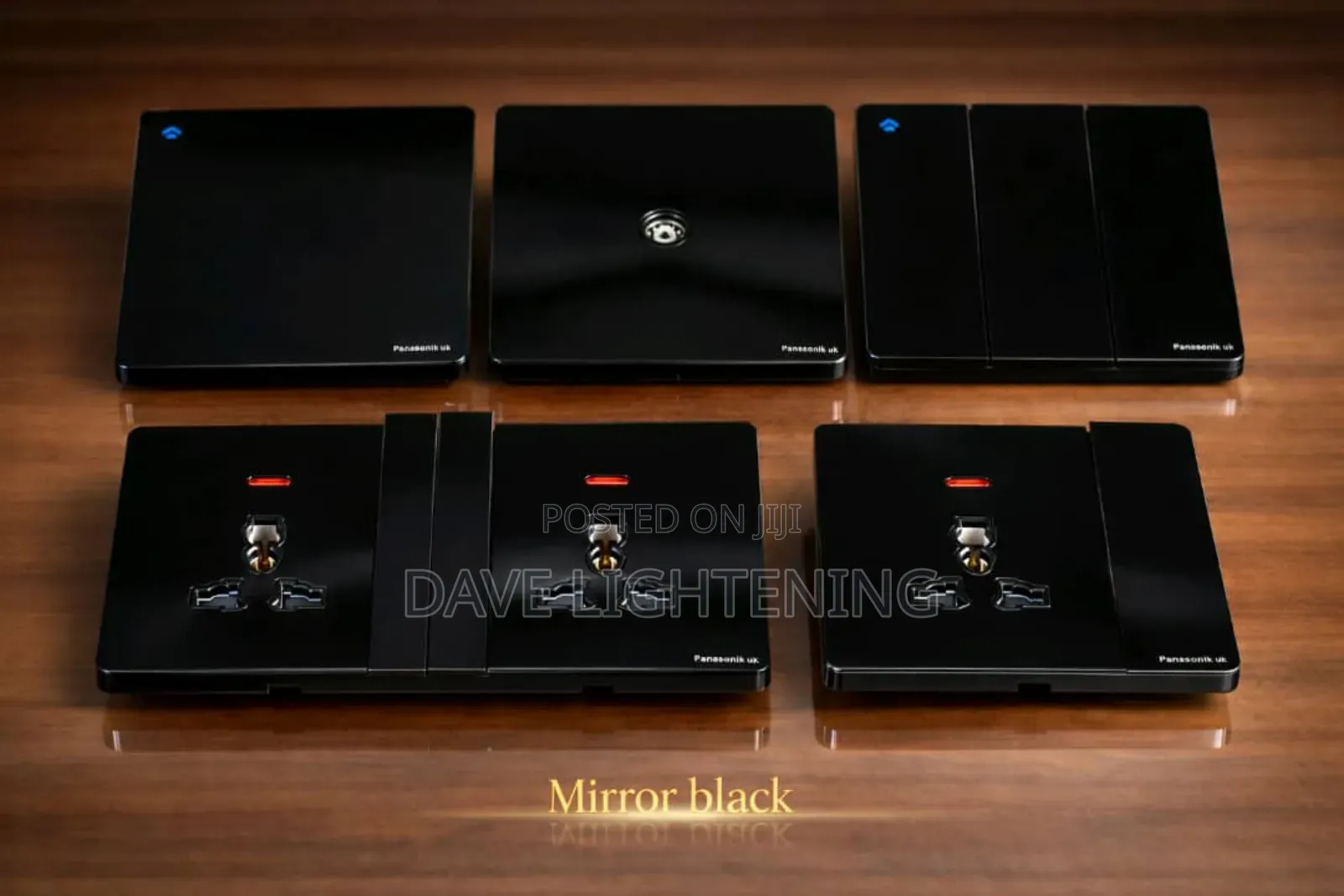 Black Mirror Switches and Sockets