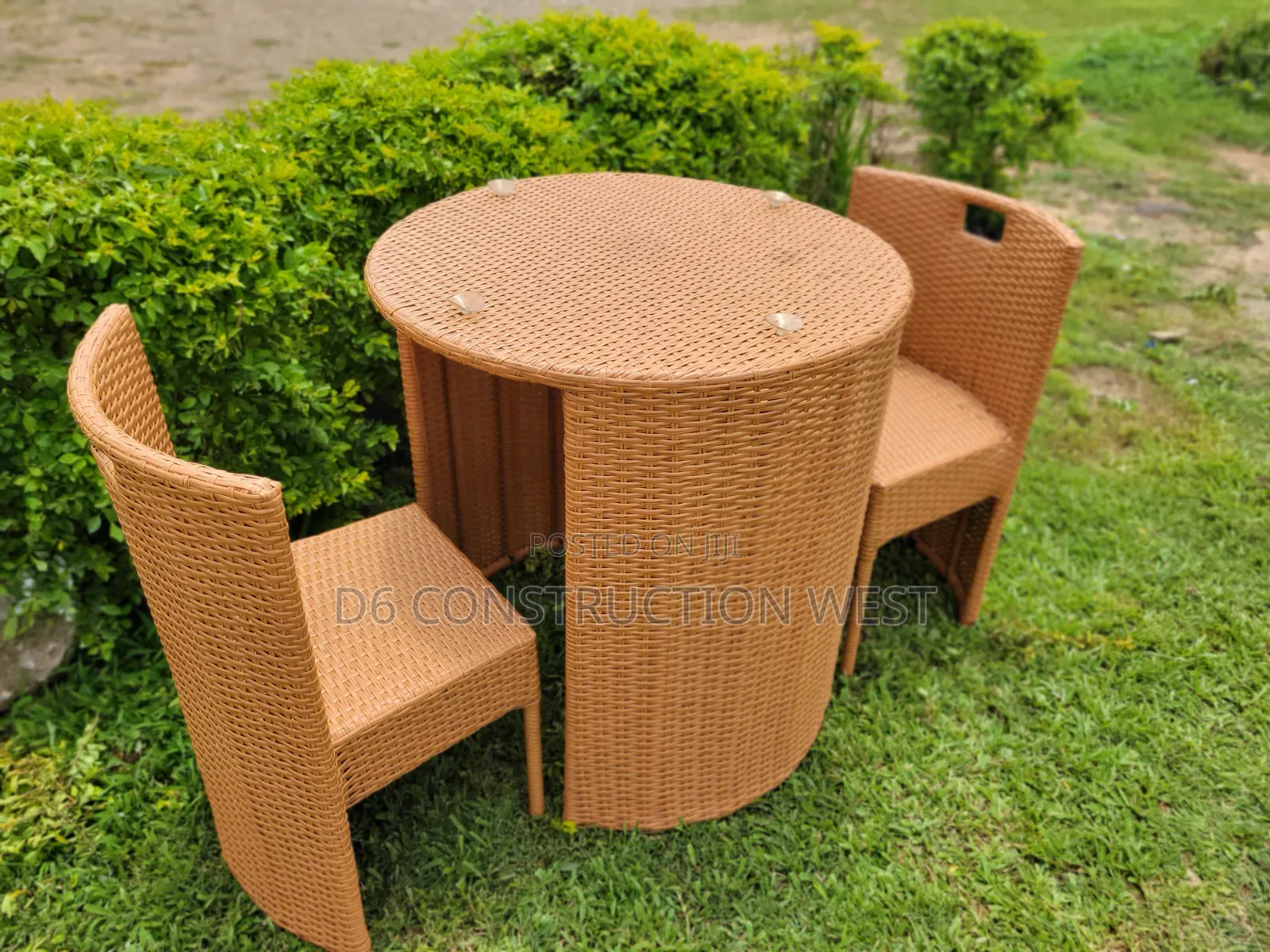 Hhpqlyy Rattan-Style Garden Table Set