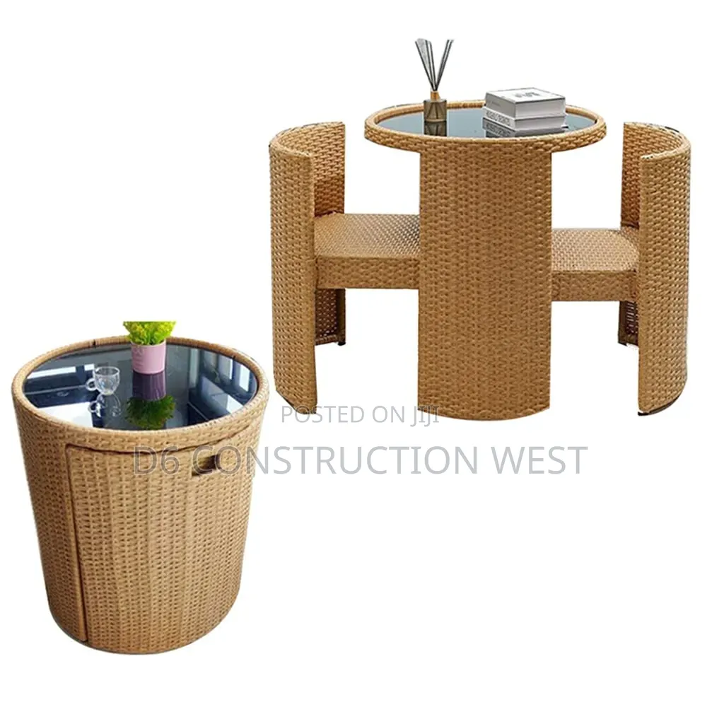 Hhpqlyy Rattan-Style Garden Table Set