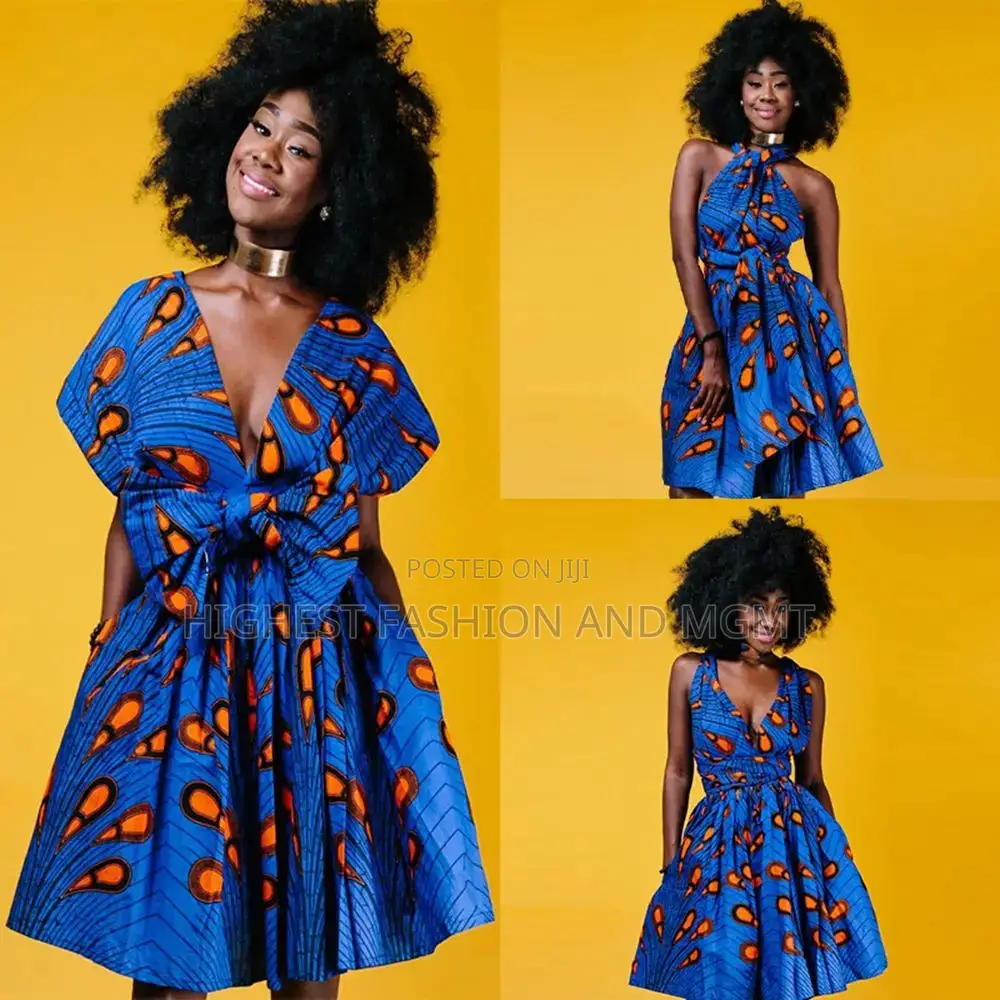 African Multiway Mini Dress