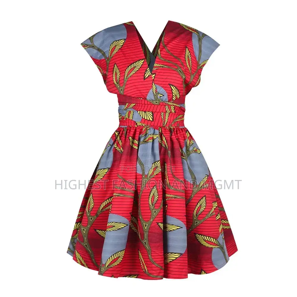 Ankara Backless Multiway Mini Dress