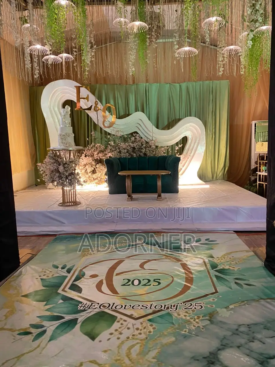 Beautiful Wedding Reception Back Drops