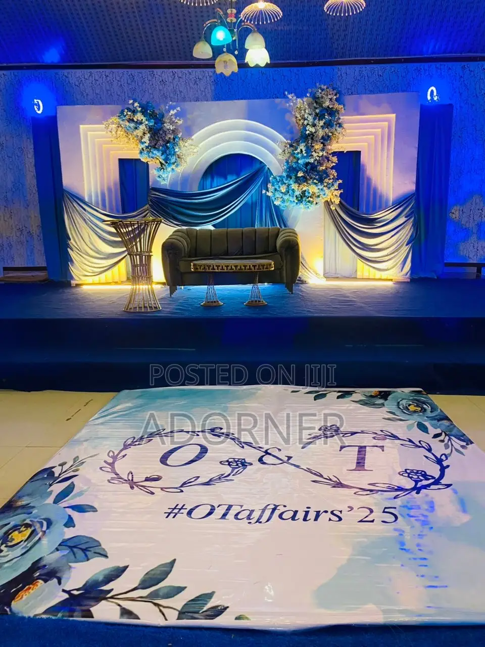Beautiful Wedding Reception Back Drops