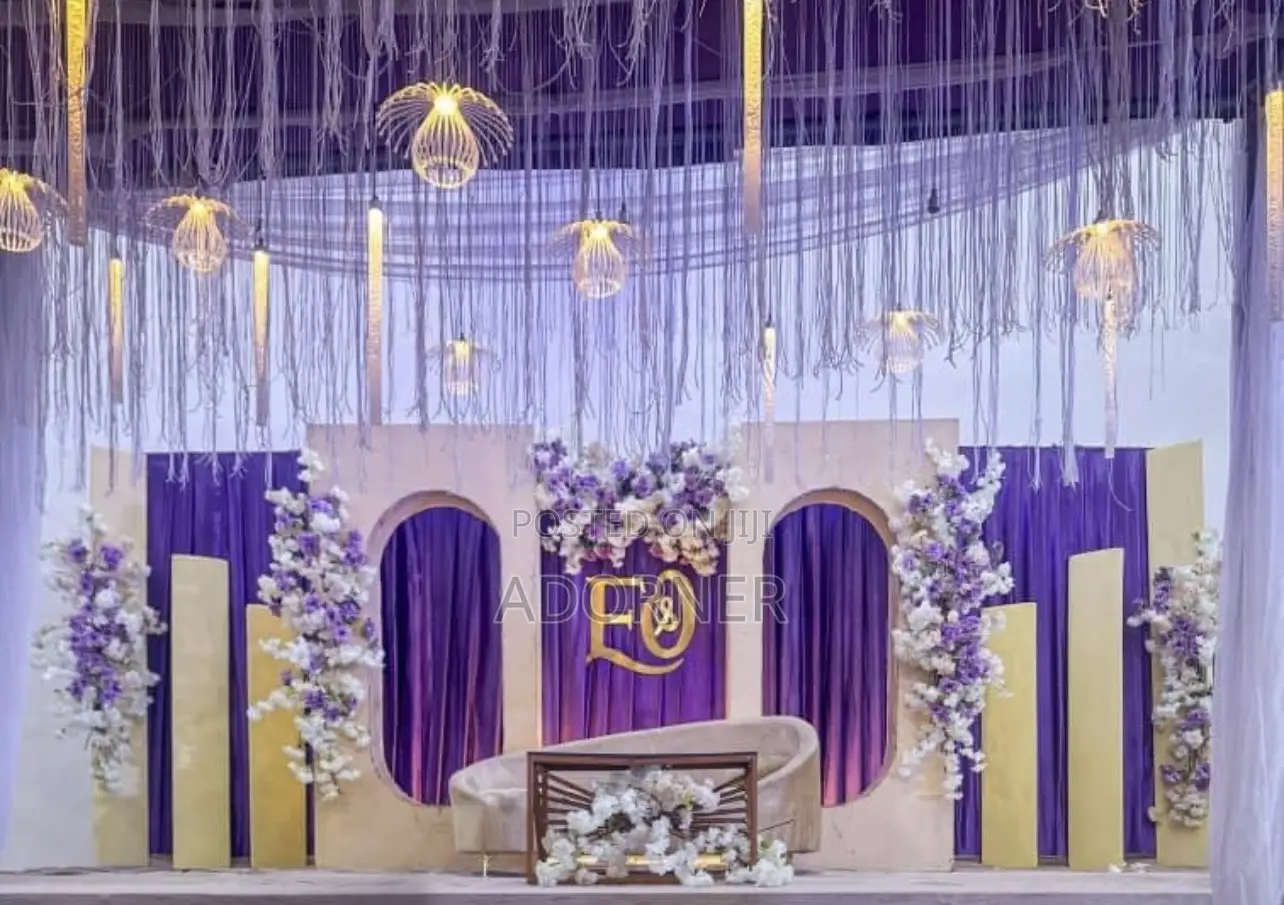 Beautiful Wedding Reception Back Drops