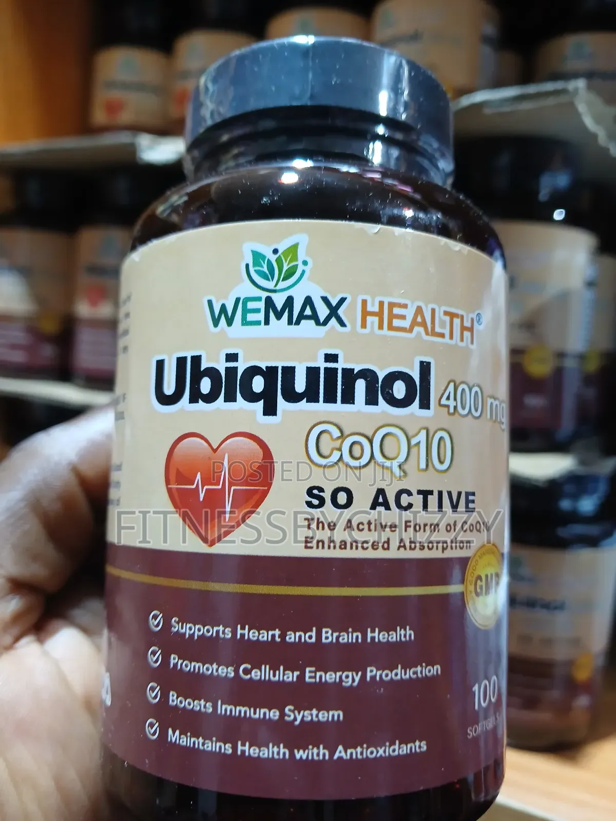 Wemax Health Ubiquinol Coq10 400mg X 100 Softgels