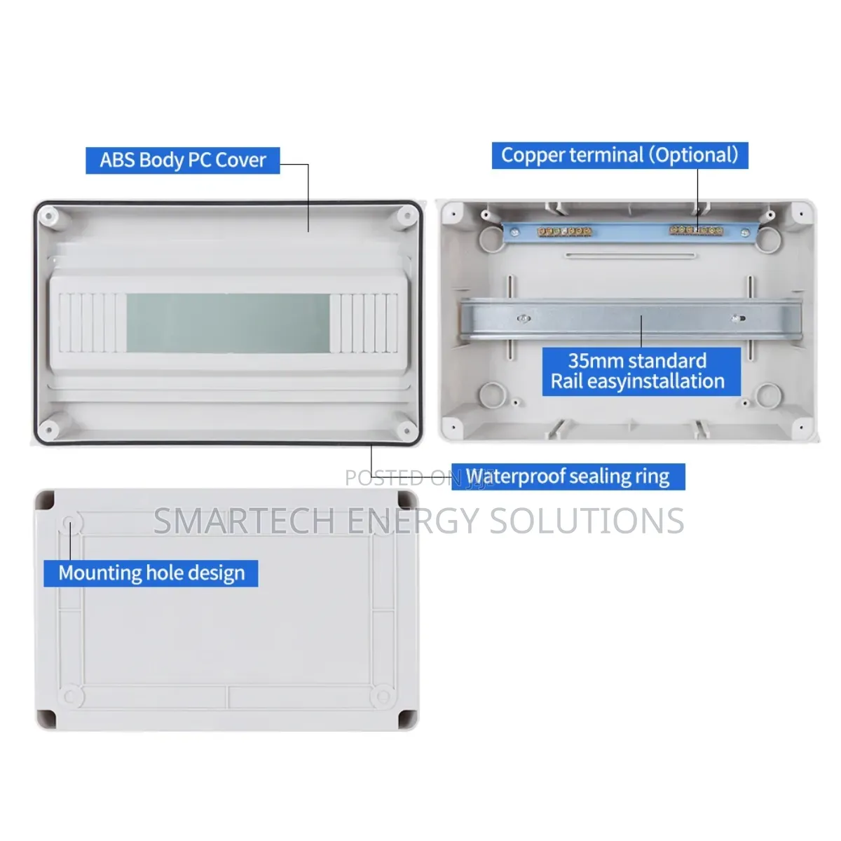 Ht-12, Ht-15 Ways Ip65 Outdoor Waterproof Plastic Mcb Distribution Box