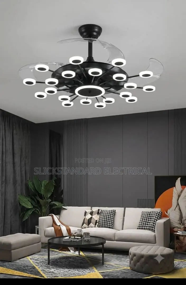 Fan Chandelier With Remote Control