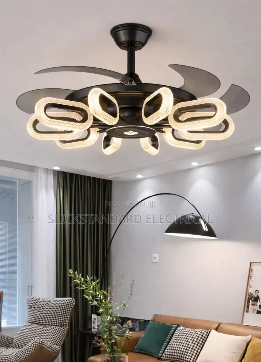Fan Chandelier With Remote Control