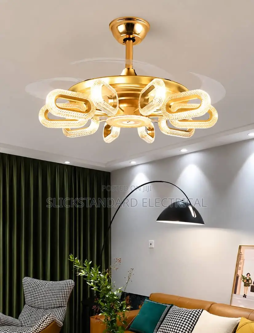 Fan Chandelier With Remote Control