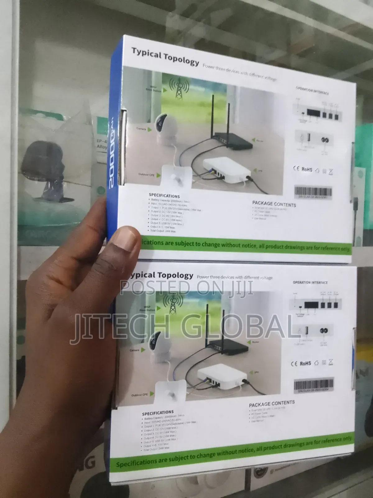 20000mah Smart Mini Dc Ups Pro 24w