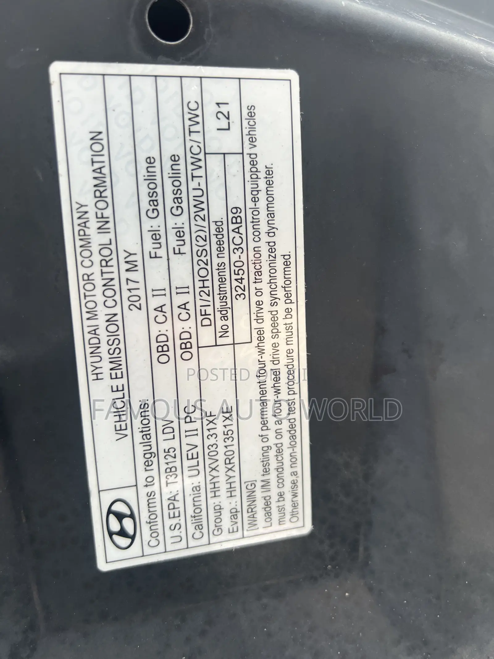 Hyundai Santa Fe Limited Ultimate AWD 2017 Black