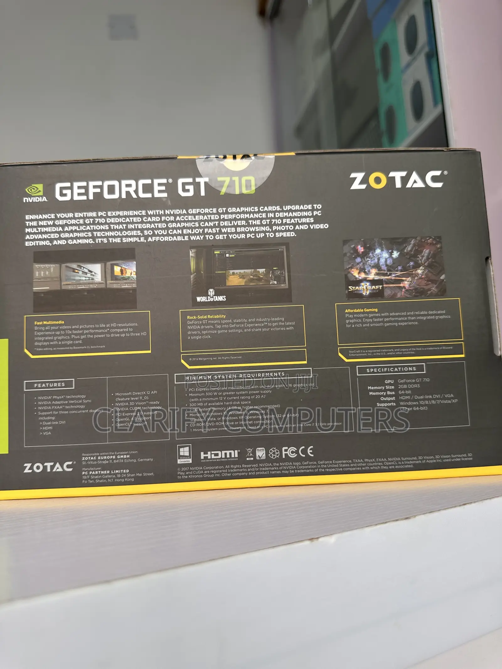 Zotac Geforce Gt 710 2gb Graphics Card