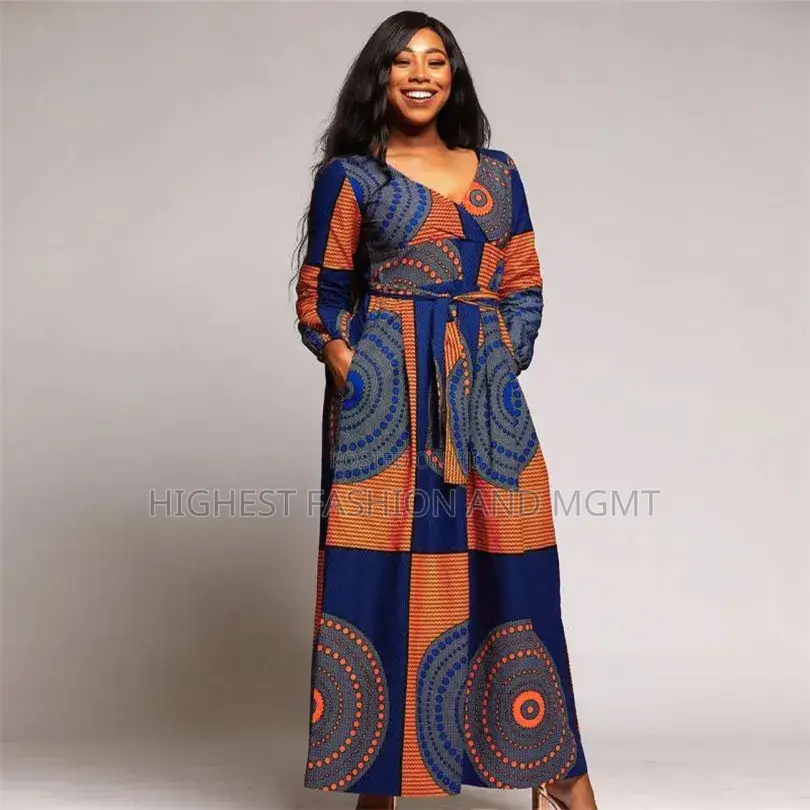 Long Gown With Waist Belt