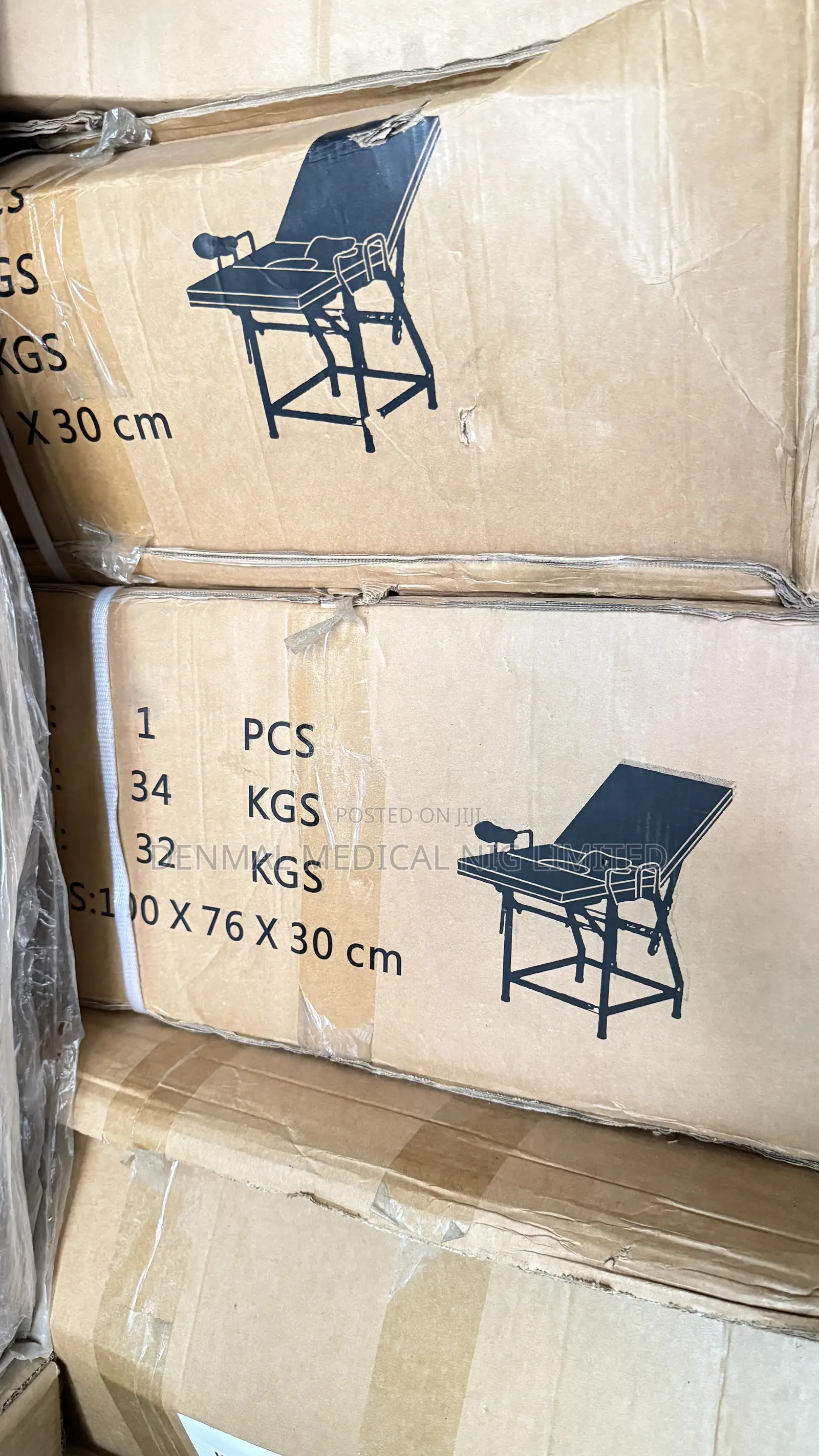Examination Couch Pented Red Color