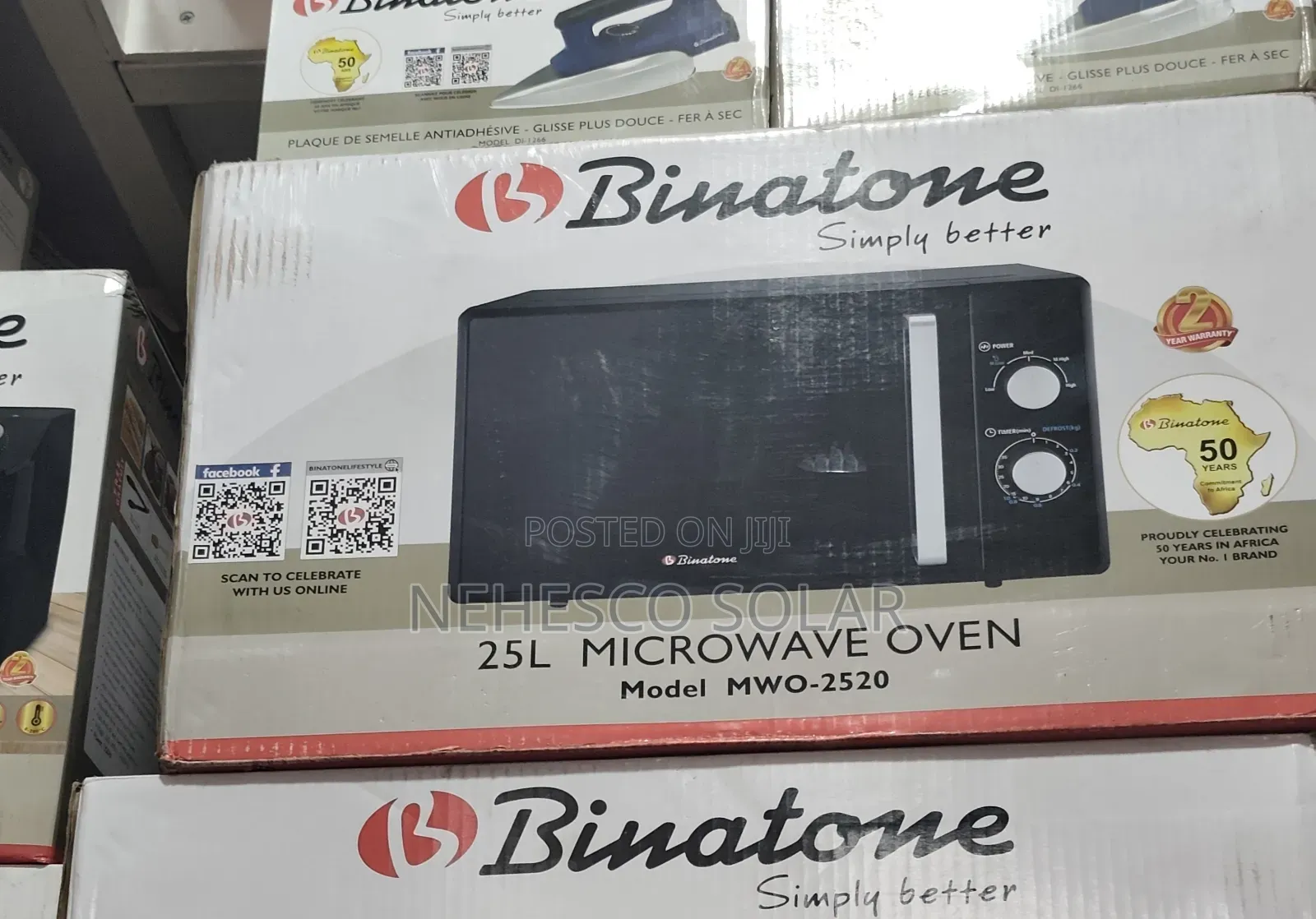 Powerful 25l Binatone Microwave for Every Kitchen