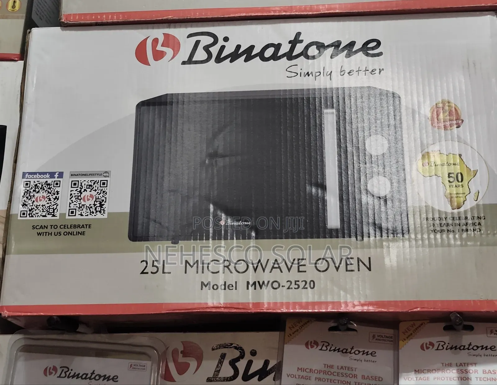 Powerful 25l Binatone Microwave for Every Kitchen