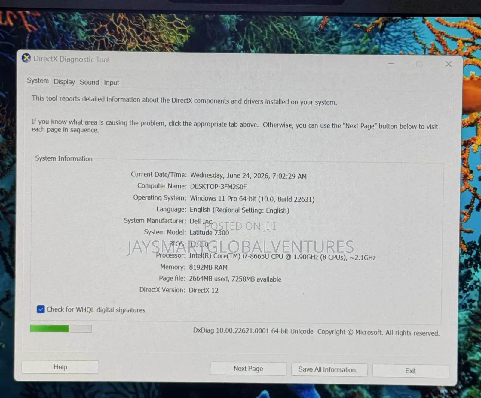 Laptop Dell Latitude 7300 8GB Intel Core i7 SSD 256GB
