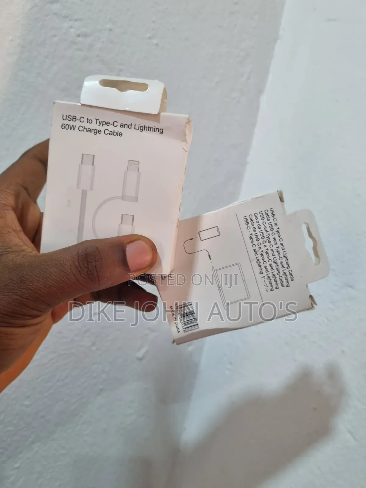 Type C and Lightning Charge Cable