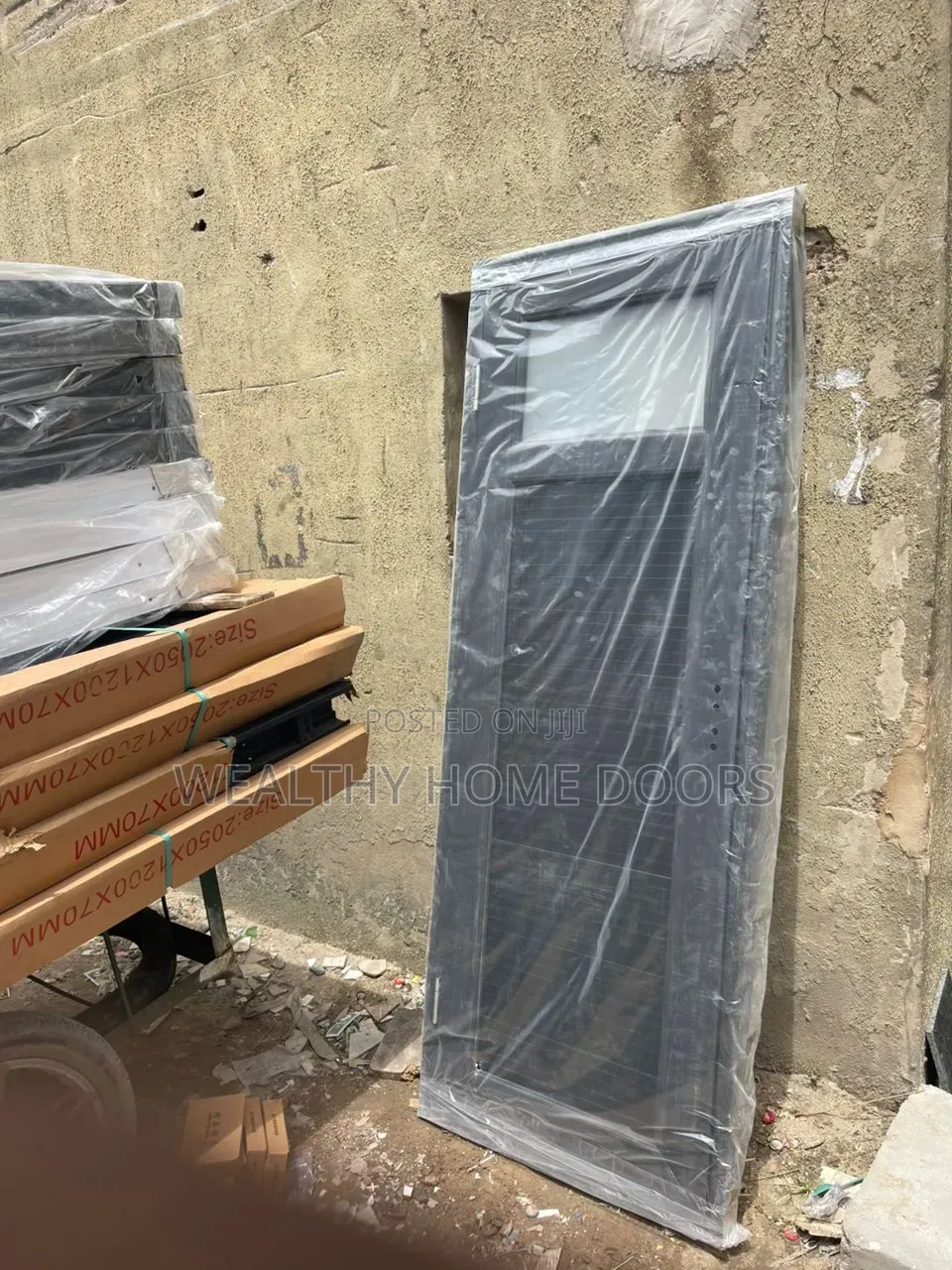 High-Quality PVC Bathroom Door