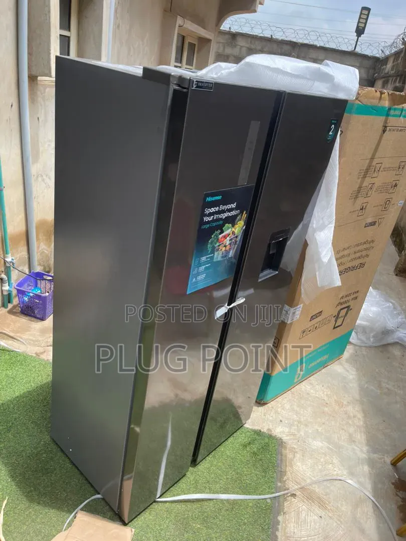 Hisense 529l Double Door Side-by-Side Fridge With Water Dispenser