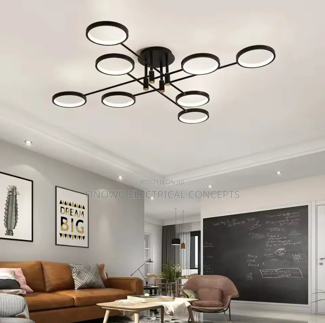 Minimalist Decor Led Chandelier for Living Room Bedroom Dining Tables