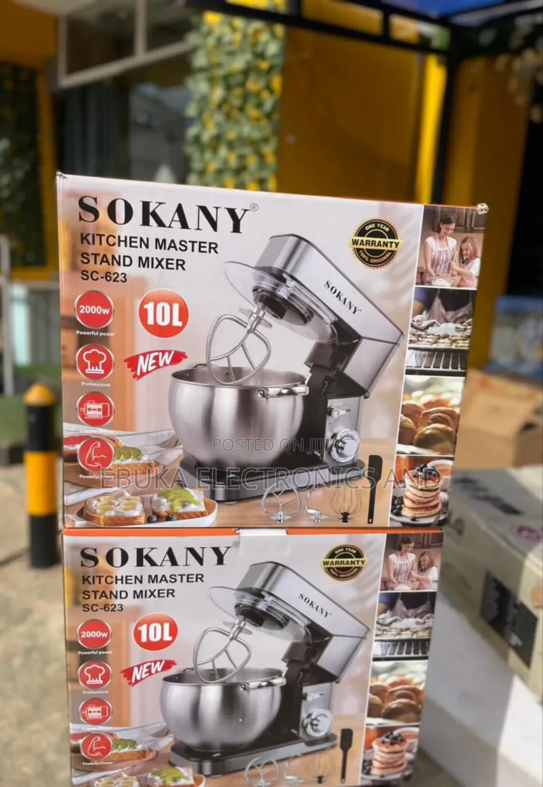 10l Kitchen Master Industrial Sokany Stand Mixer (Sc-623) Is Availabl