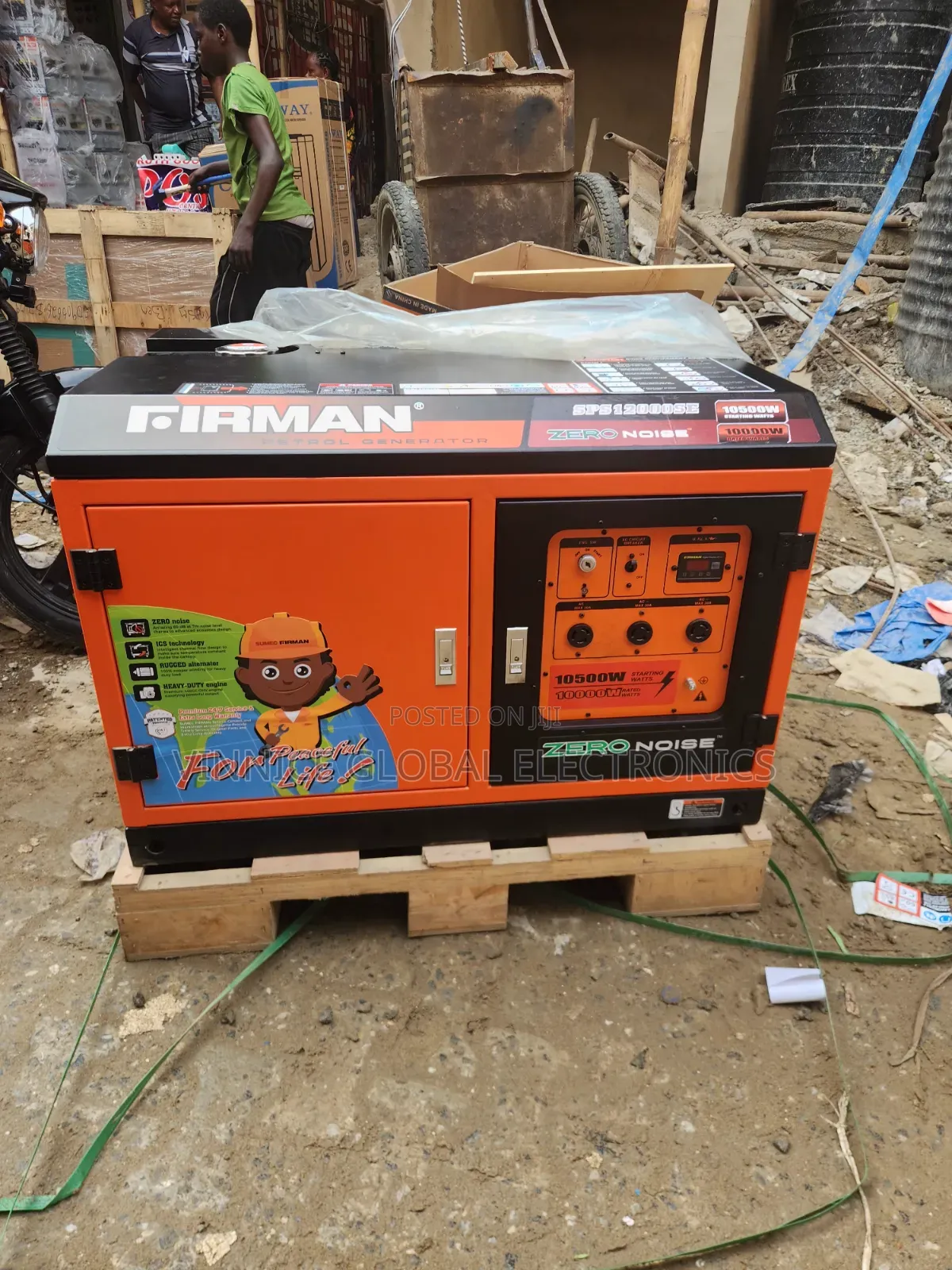 10kva Zero Noise Petrol Generator With 100% Pure Copper Coil Key Start