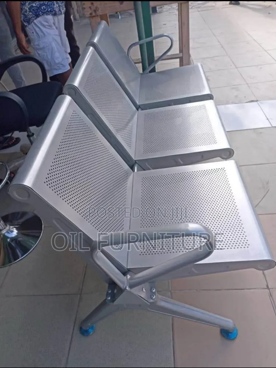 Brand New 3-Seater Metal Waiting Room Chairs / Airport Bench