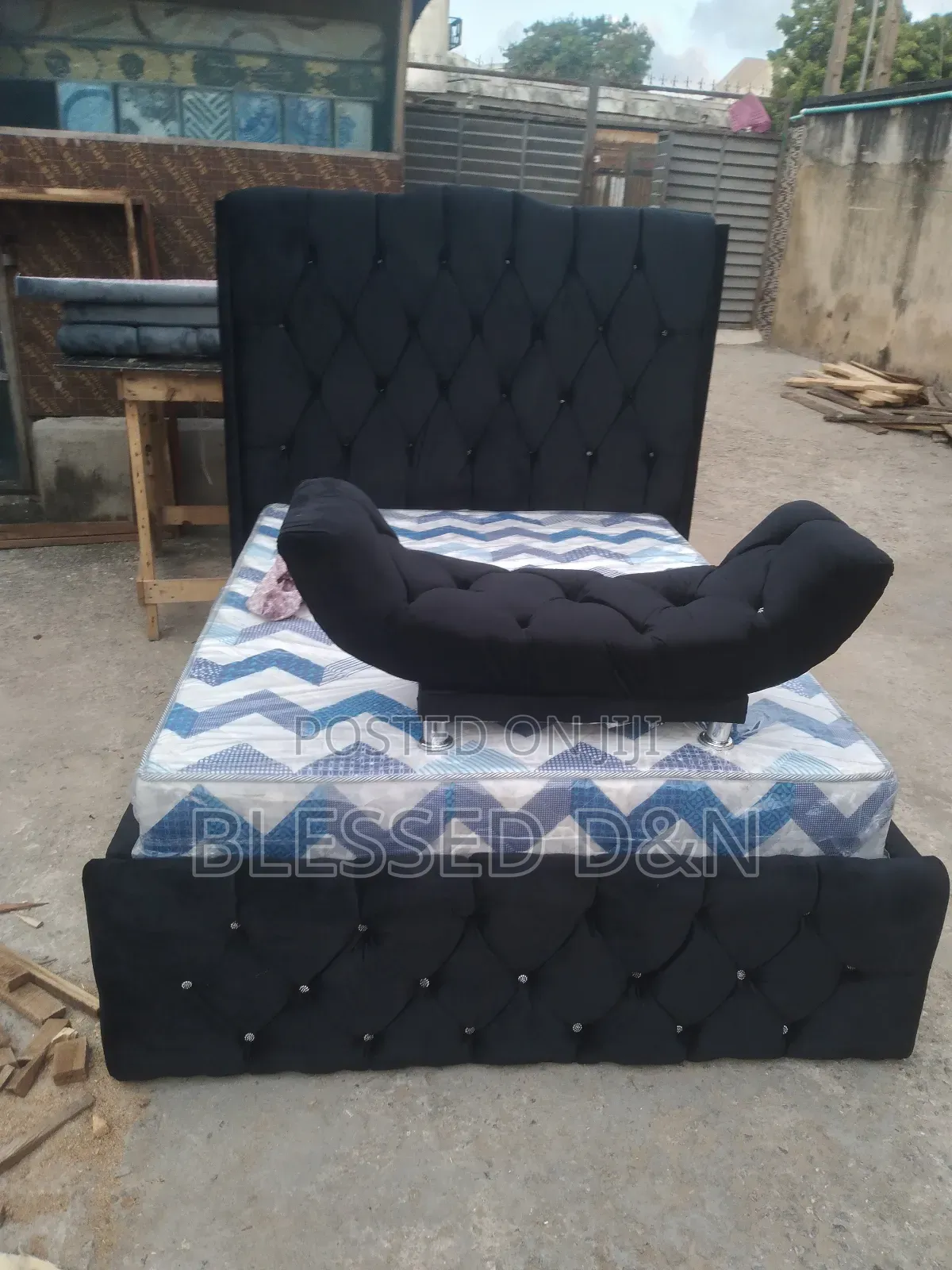 Clean Black 4,5/6 Bed Frame