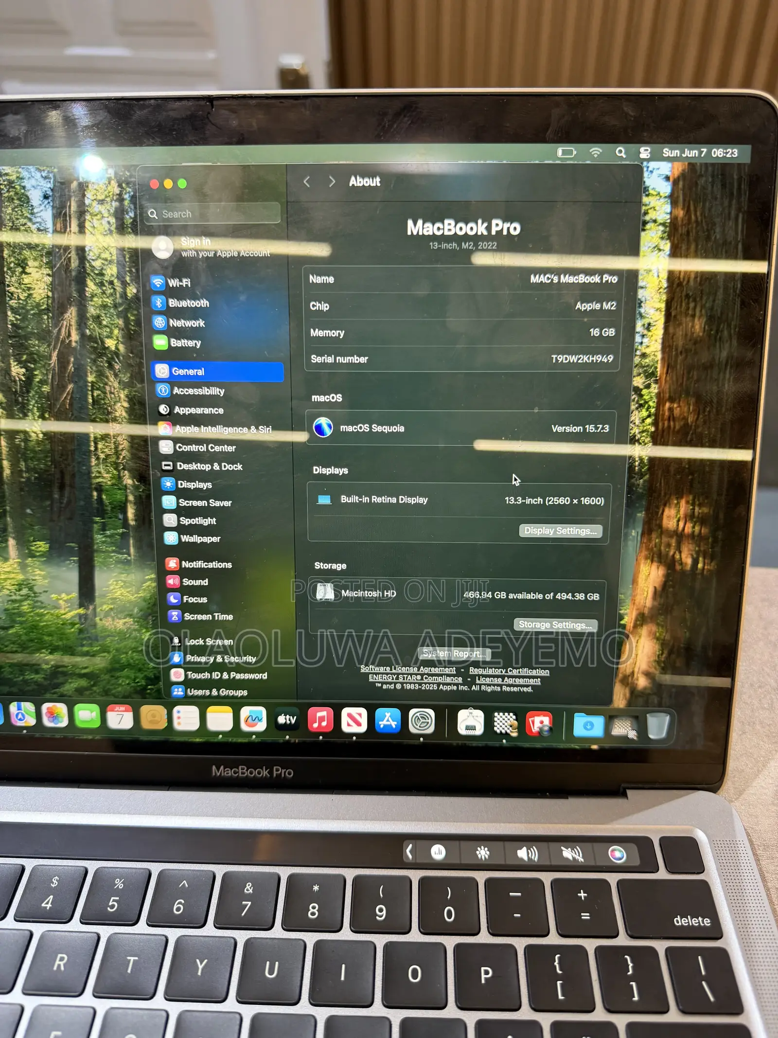 Laptop Apple MacBook Pro 2022 M2 16GB Apple M2 SSD 512GB