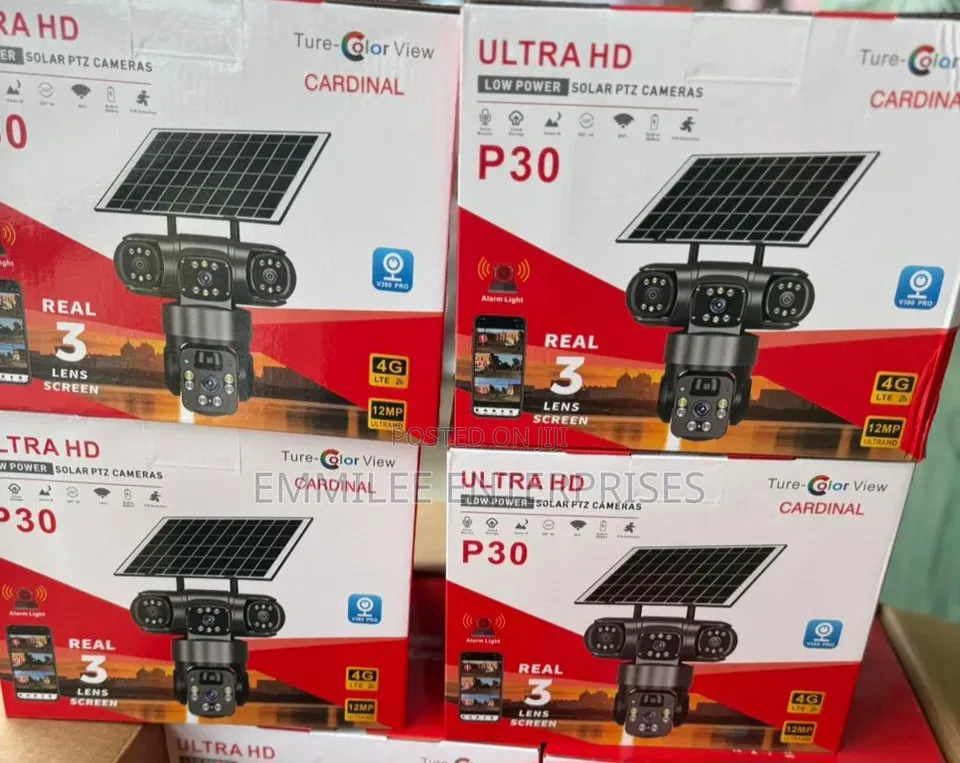 PTZ Solar 3 Lens Camera