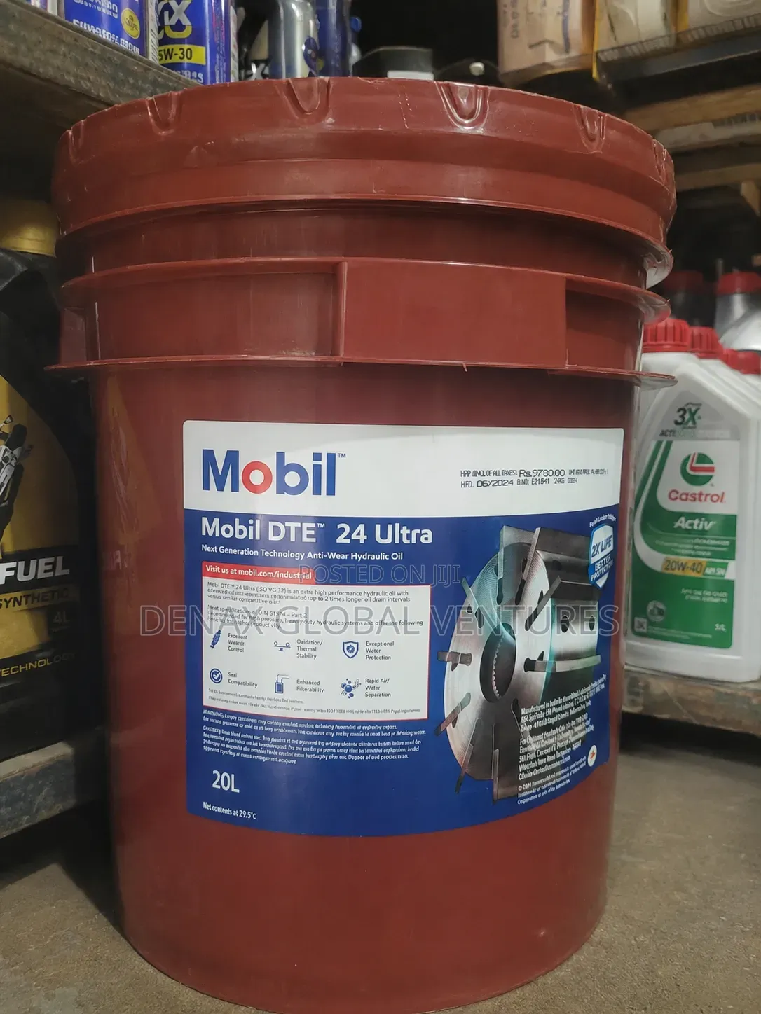Mobil Dte 24 Ultra Anti-Wear Hydraulic Oil